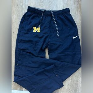 LIKE NEW University of Michigan Blue Nike Track Pants